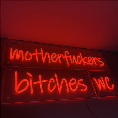 โลโก้ร้านส่องสว่างนำป้ายไฟนีออน 50000-80000 อายุการใช้งานชั่วโมง