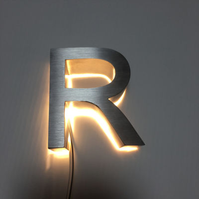 HIGHSPAN นอก Backlit Channel Letter Sign สำหรับชื่อบริษัท