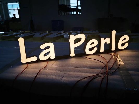 ป้ายอักษรช่องโลหะประดิษฐ์ 3D Led Light Box Sign