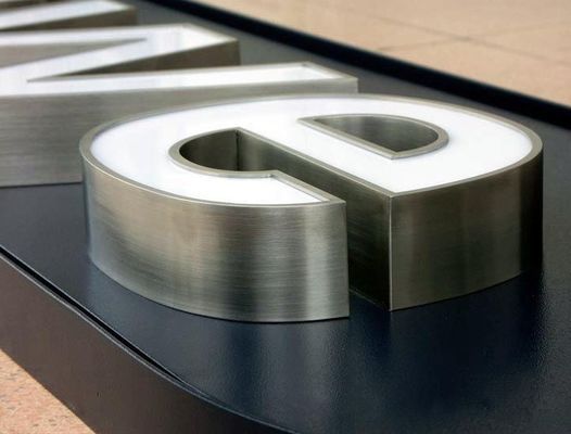ป้ายอักษรช่องโลหะประดิษฐ์ 3D Led Light Box Sign