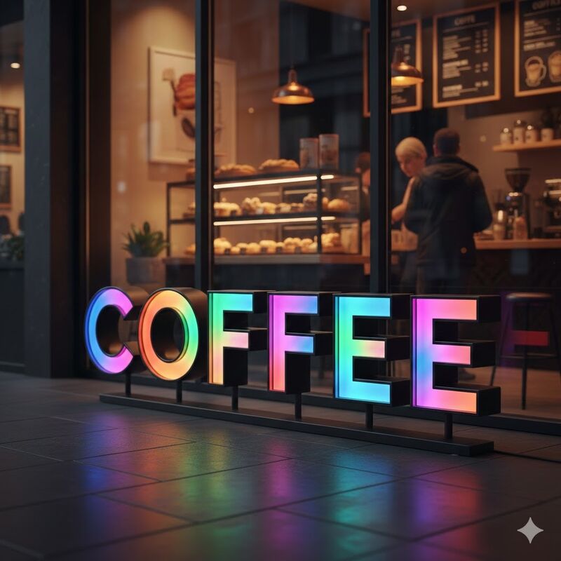 ป้ายตัวอักษร LED อายุการใช้งาน 000 ชั่วโมง ประเภทป้ายตัวอักษร ช่องป้ายตัวอักษร เหมาะสำหรับโฆษณาร้านค้าและโซลูชันป้าย